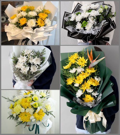 河北张家口蔚县吉家庄镇白事花束代送